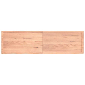 Πάγκος Μπάνιου Αν. Καφέ 220x60x(2-4) εκ. Επεξεργ. Μασίφ Ξύλο