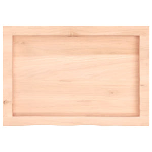 Επιφάνεια Τραπεζιού 60x40x(2-6) εκ Ακατέργαστο Μασίφ Ξύλο Δρυός