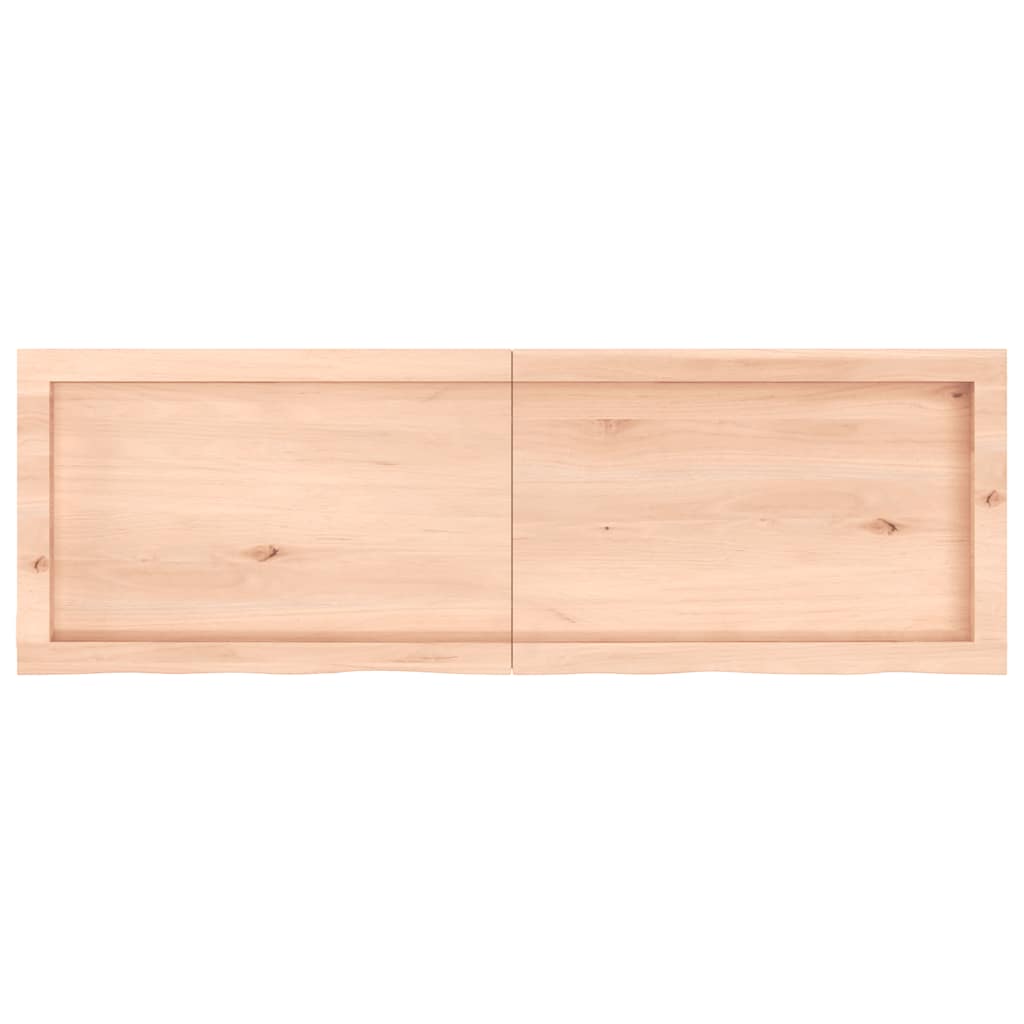 Επιφάνεια Τραπεζιού 120x40x(2-4)εκ Ακατέργαστο Μασίφ Ξύλο Δρυός