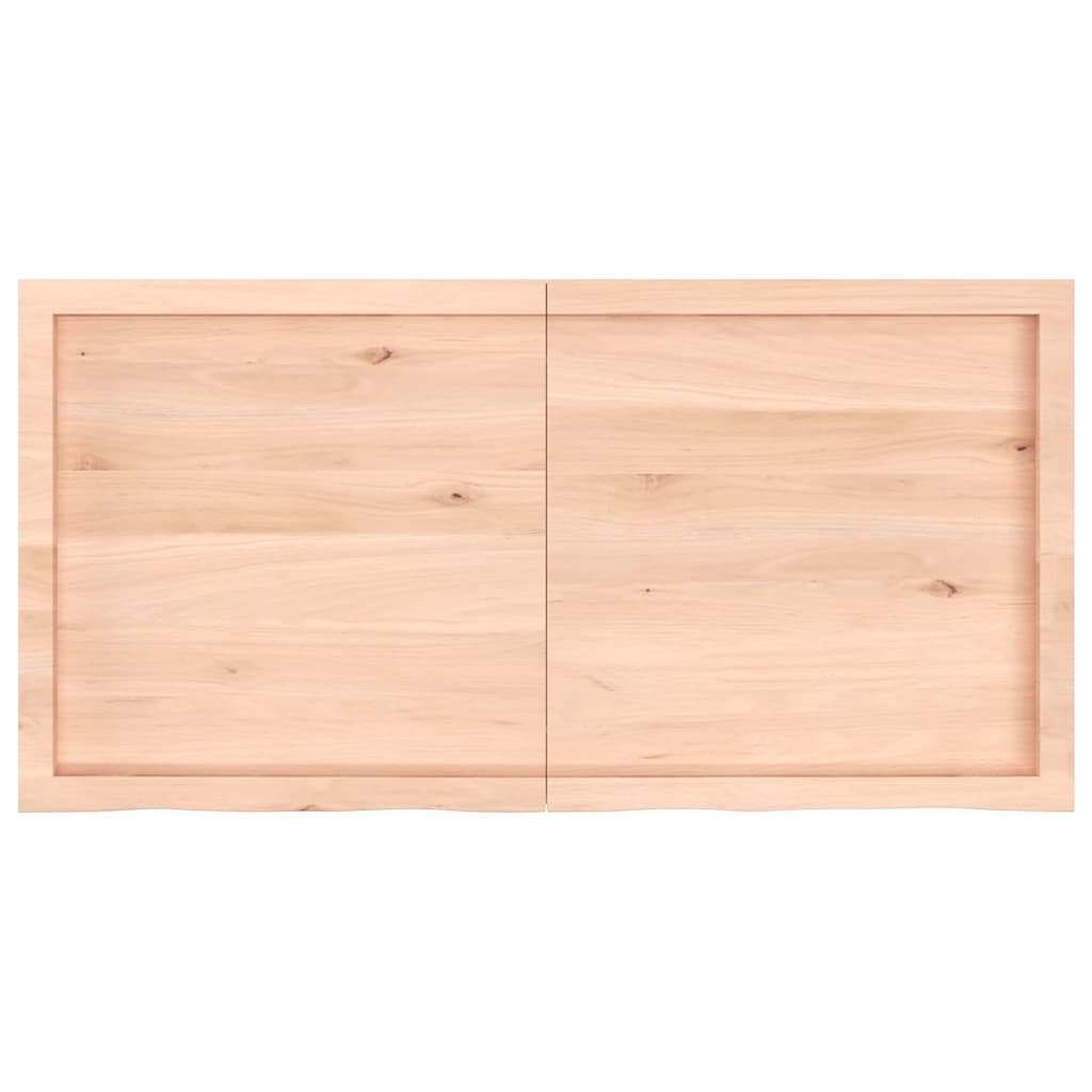 Επιφάνεια Τραπεζιού 120x60x(2-4)εκ Ακατέργαστο Μασίφ Ξύλο Δρυός