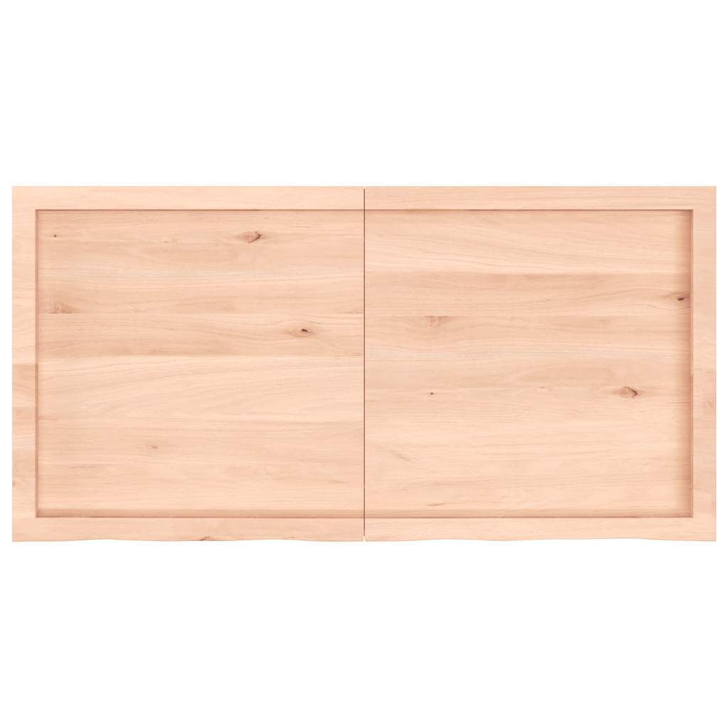 Επιφάνεια Τραπεζιού 120x60x(2-6)εκ Ακατέργαστο Μασίφ Ξύλο Δρυός
