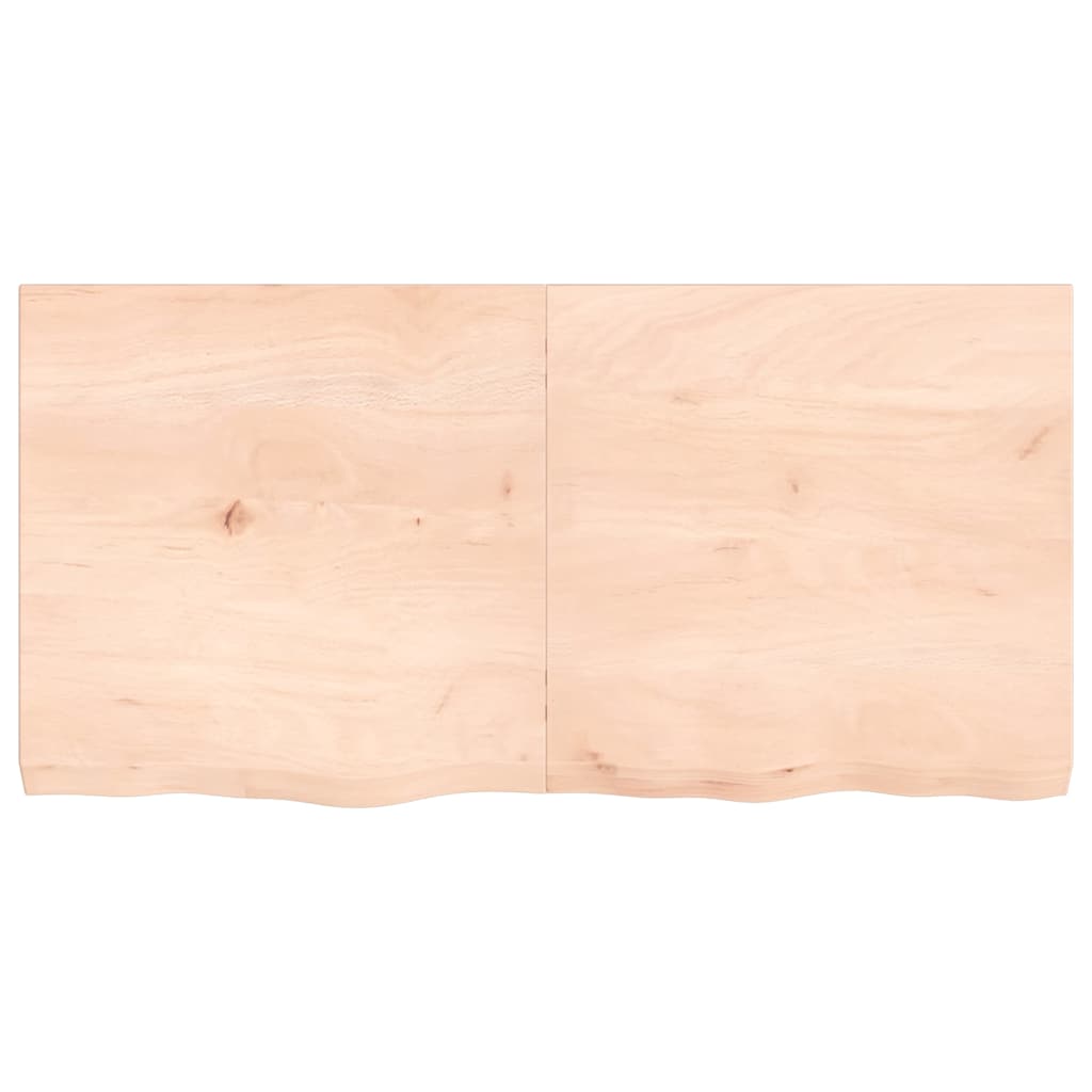 Επιφάνεια Τραπεζιού 120x60x(2-6)εκ Ακατέργαστο Μασίφ Ξύλο Δρυός