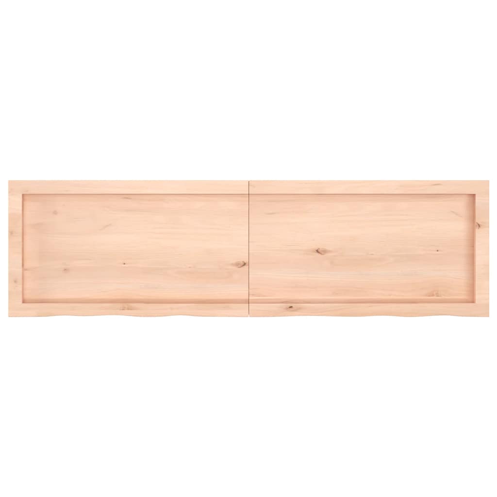 Επιφάνεια Τραπεζιού 140x40x(2-4)εκ Ακατέργαστο Μασίφ Ξύλο Δρυός