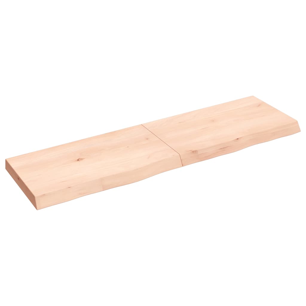 Επιφάνεια Τραπεζιού 140x40x(2-6)εκ Ακατέργαστο Μασίφ Ξύλο Δρυός