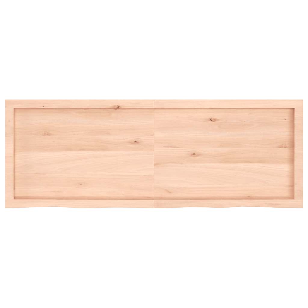 Επιφάνεια Τραπεζιού 140x50x(2-4)εκ Ακατέργαστο Μασίφ Ξύλο Δρυός - Pakobazaar