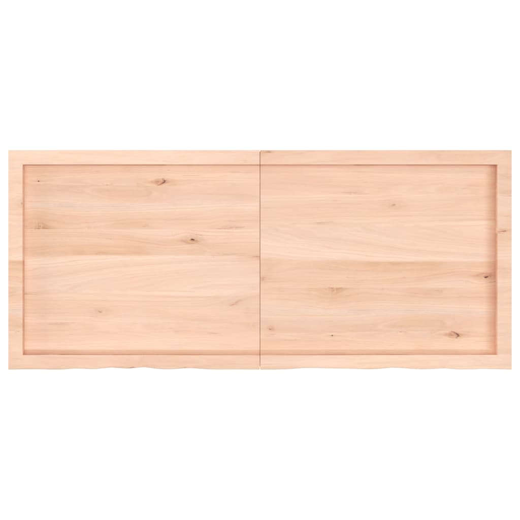 Επιφάνεια Τραπεζιού 140x60x(2-4)εκ Ακατέργαστο Μασίφ Ξύλο Δρυός