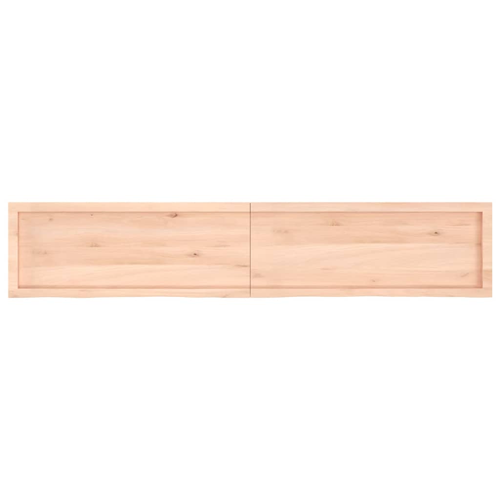 Επιφάνεια Τραπεζιού 200x40x(2-4) εκ Ακατέργ. Μασίφ Ξύλο Δρυός