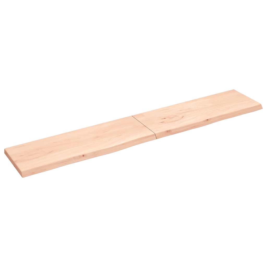 Επιφάνεια Τραπεζιού 220x40x(2-4)εκ Ακατέργαστο Μασίφ Ξύλο Δρυός