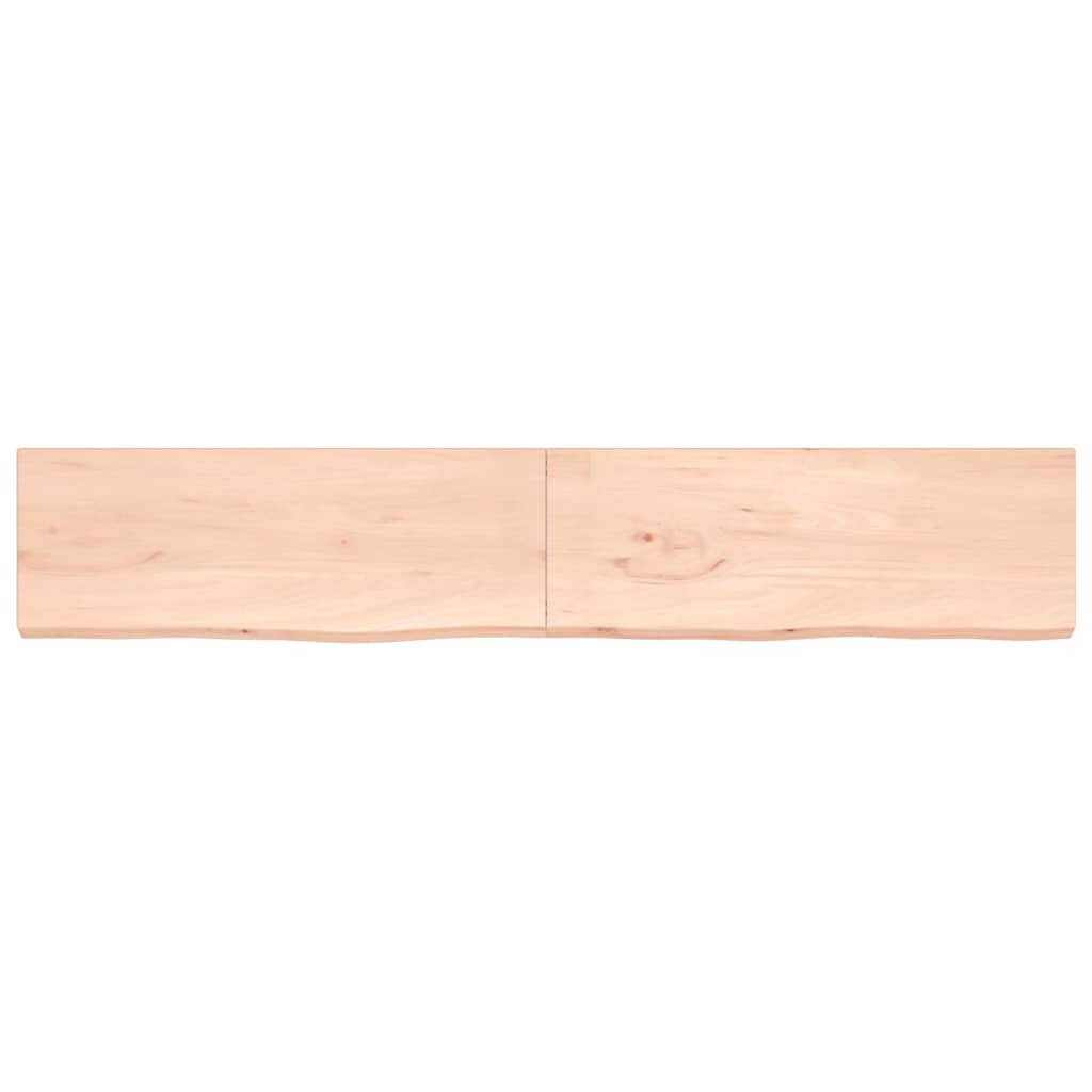 Επιφάνεια Τραπεζιού 220x40x(2-4)εκ Ακατέργαστο Μασίφ Ξύλο Δρυός