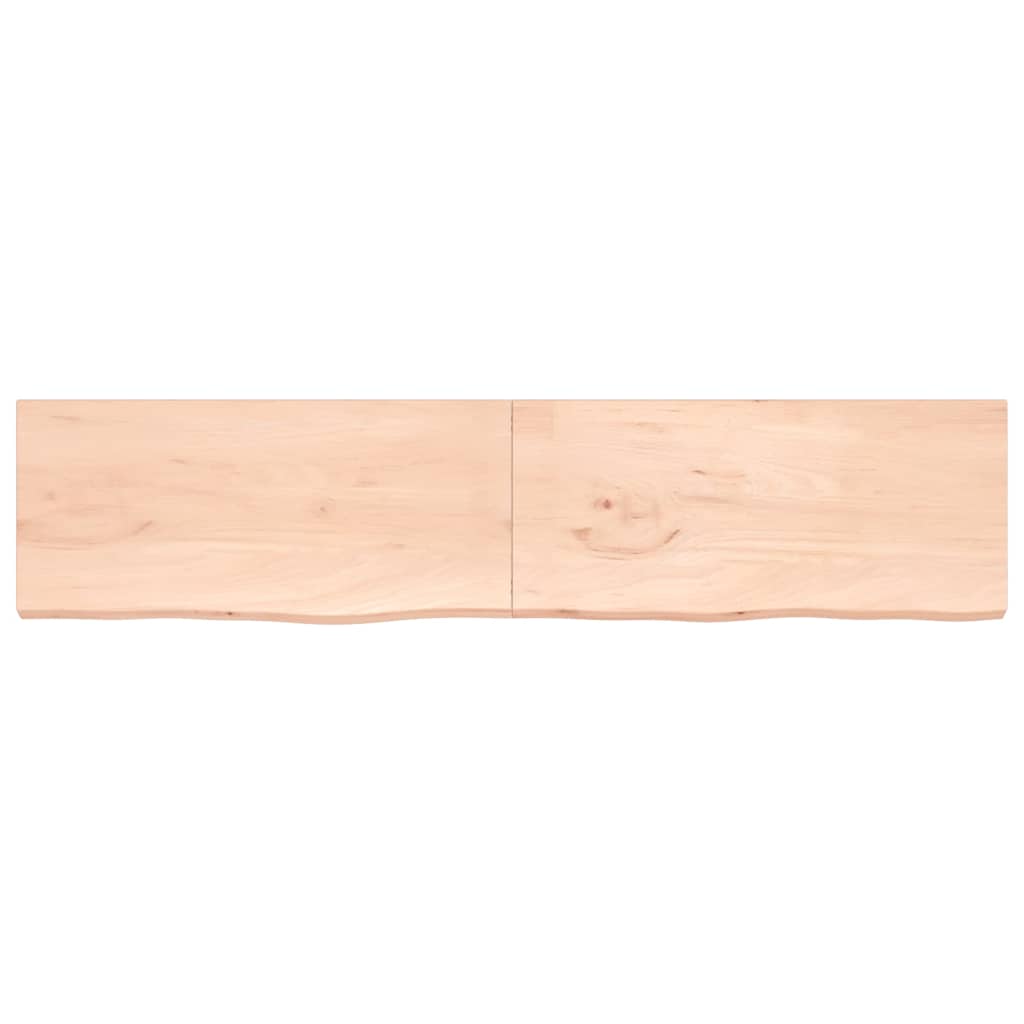 Επιφάνεια Τραπεζιού 220x50x(2-4)εκ Ακατέργαστο Μασίφ Ξύλο Δρυός - Pakobazaar