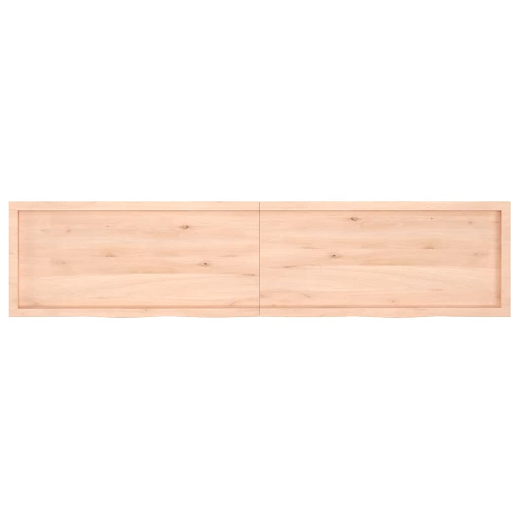 Επιφάνεια Τραπεζιού 220x50x(2-6)εκ Ακατέργαστο Μασίφ Ξύλο Δρυός - Pakobazaar