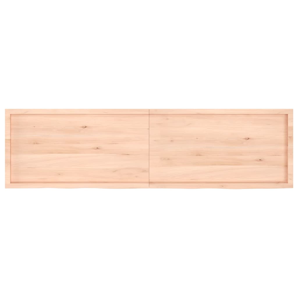 Επιφάνεια Τραπεζιού 220x60x(2-4)εκ Ακατέργαστο Μασίφ Ξύλο Δρυός - Pakobazaar