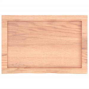 Επιφ .Τραπεζιού Αν. Καφέ 60x40x(2-6) εκ. Επεξ. Μασίφ Ξύλο Δρυός