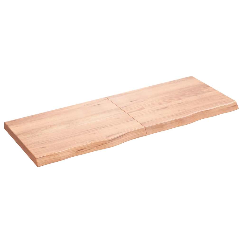 Επιφ Τραπεζιού Αν Καφέ 160x60x(2-6)εκ. Επεξ. Μασίφ Ξύλο Δρυός - Pakobazaar