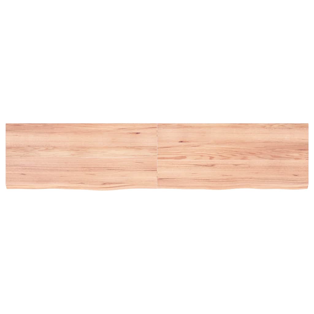 Επιφ Τραπεζιού Αν Καφέ 180x40x(2-4)εκ. Επεξ. Μασίφ Ξύλο Δρυός