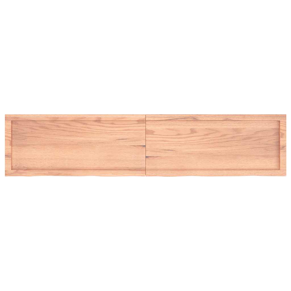 Επιφ Τραπεζιού Αν Καφέ 180x40x(2-4)εκ. Επεξ. Μασίφ Ξύλο Δρυός