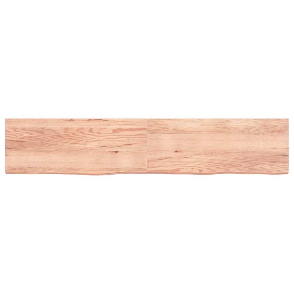 Επιφ Τραπεζιού Αν Καφέ 200x40x(2-6)εκ. Επεξ. Μασίφ Ξύλο Δρυός