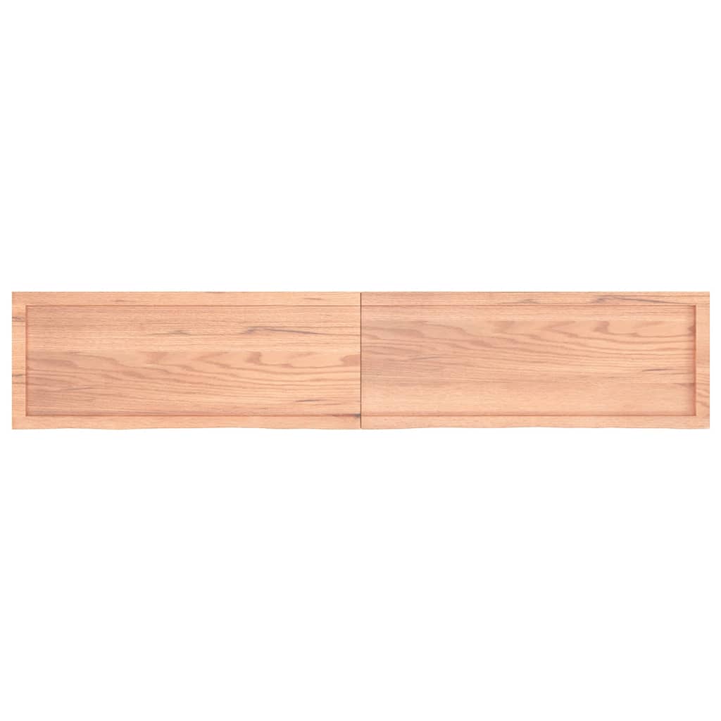 Επιφ Τραπεζιού Αν Καφέ 200x40x(2-6)εκ. Επεξ. Μασίφ Ξύλο Δρυός