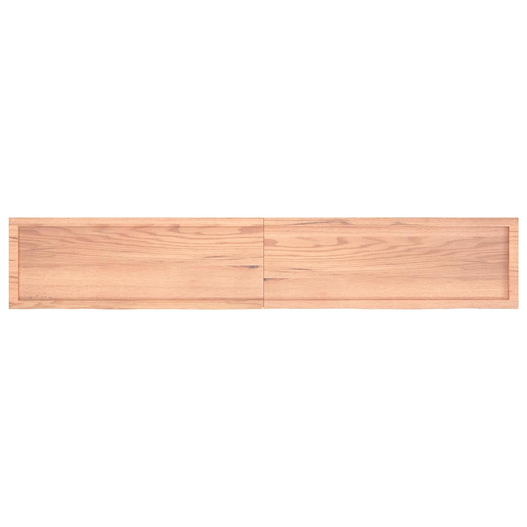 Επιφ Τραπεζιού Αν Καφέ 220x40x(2-4)εκ. Επεξ. Μασίφ Ξύλο Δρυός