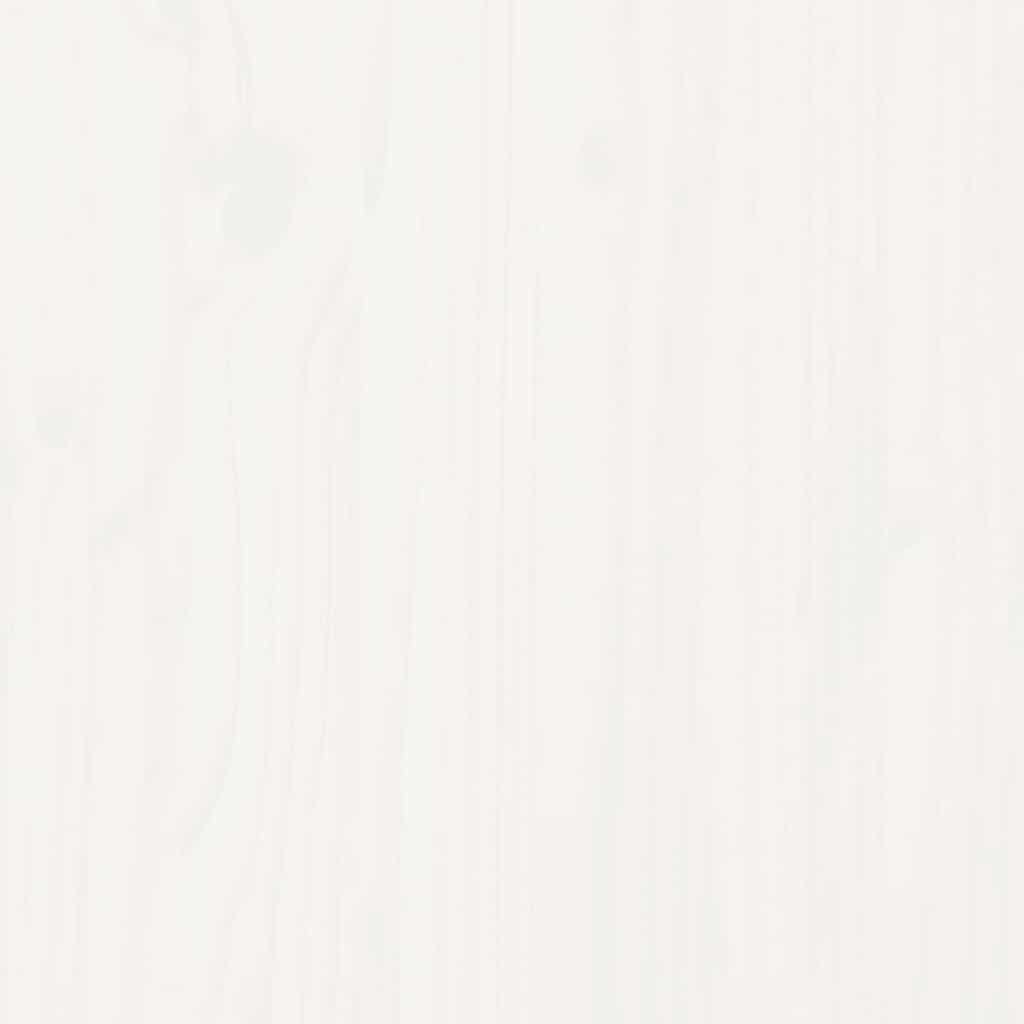 Σαλόνι Κήπου Σετ 7 Τεμαχίων Λευκό από Μασίφ Ξύλο με Μαξιλάρια