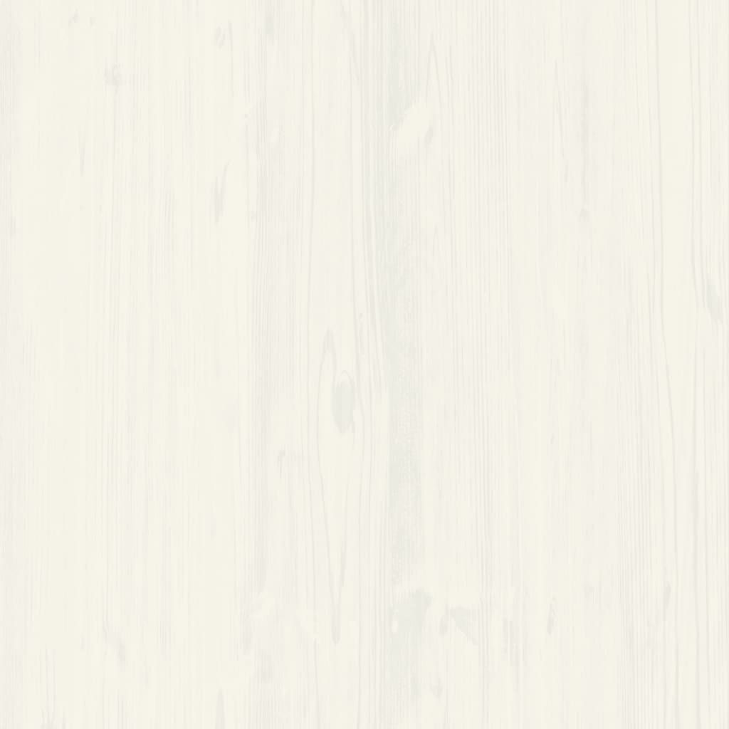 Έπιπλο Τηλεόρασης VIGO Λευκό 106x40x40 εκ. Μασίφ Ξύλο Πεύκου