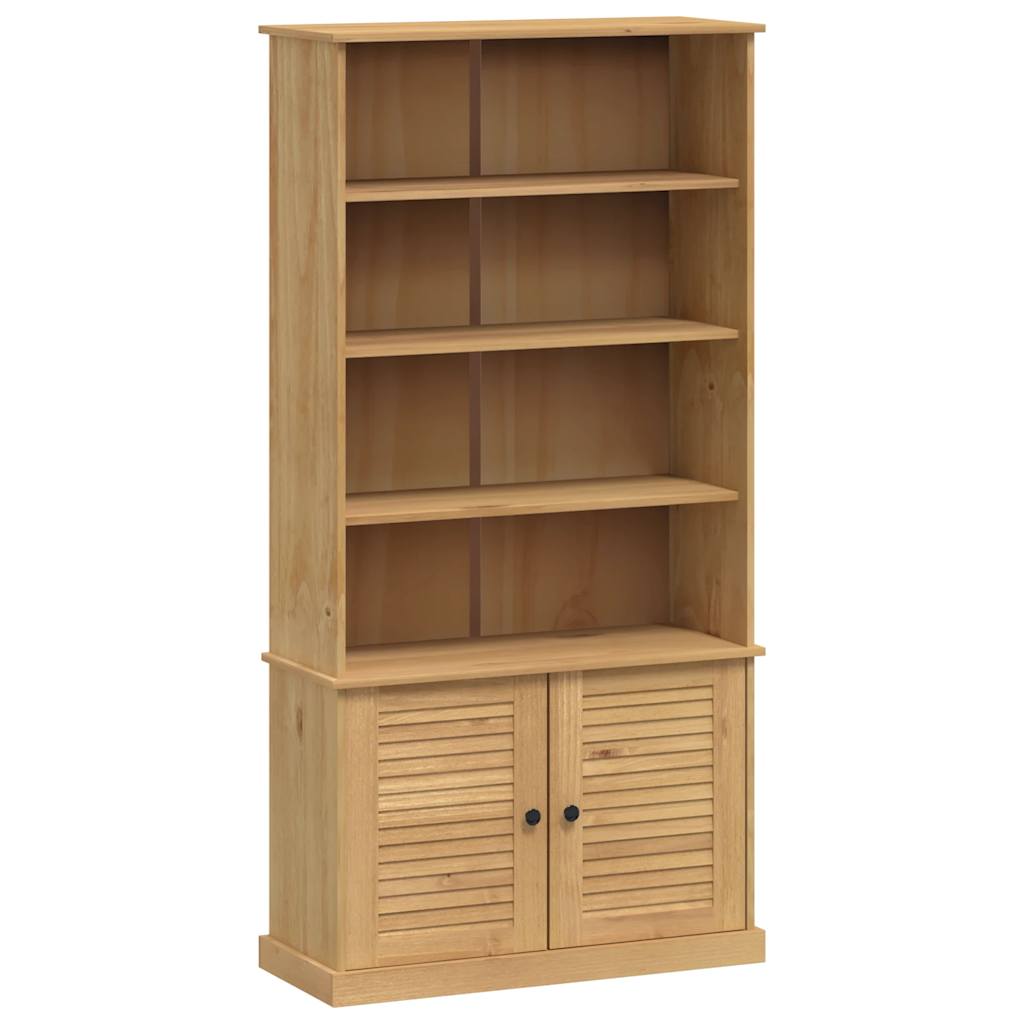 Βιβλιοθήκη VIGO 85 x 35 x 170 εκ. από Μασίφ Ξύλο Πεύκου - Pakobazaar