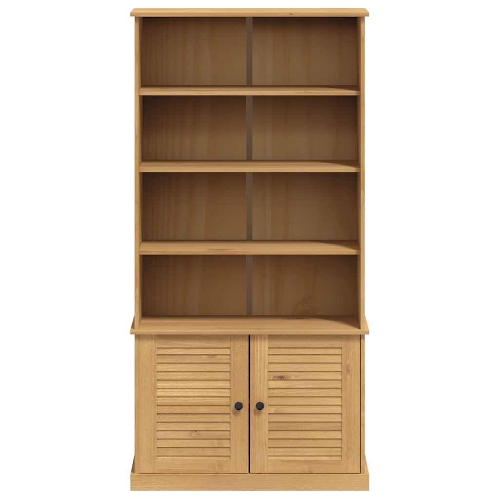 Βιβλιοθήκη VIGO 85 x 35 x 170 εκ. από Μασίφ Ξύλο Πεύκου - Pakobazaar