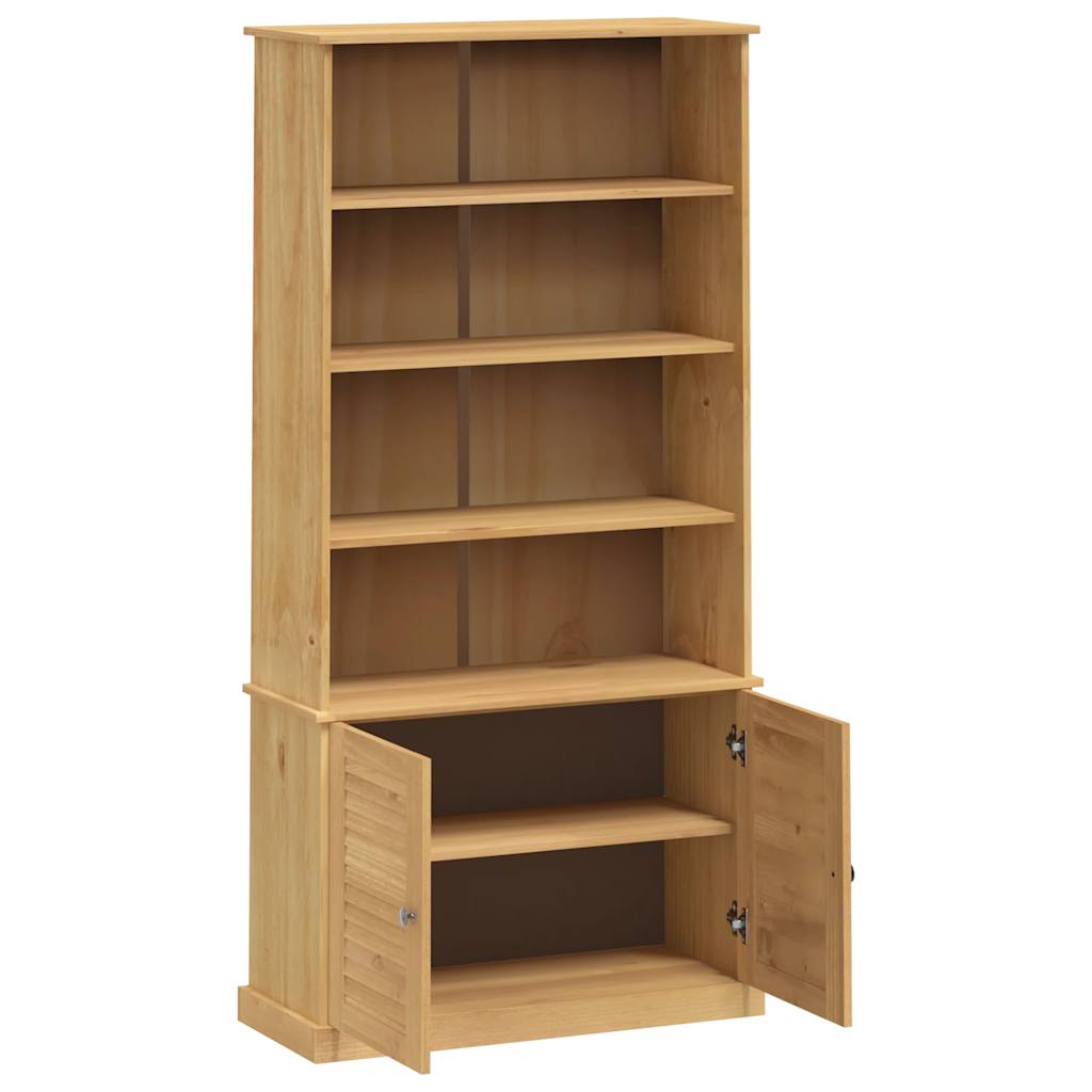 Βιβλιοθήκη VIGO 85 x 35 x 170 εκ. από Μασίφ Ξύλο Πεύκου - Pakobazaar