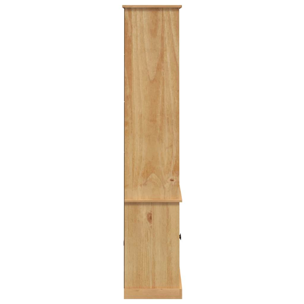 Βιβλιοθήκη VIGO 85 x 35 x 170 εκ. από Μασίφ Ξύλο Πεύκου - Pakobazaar