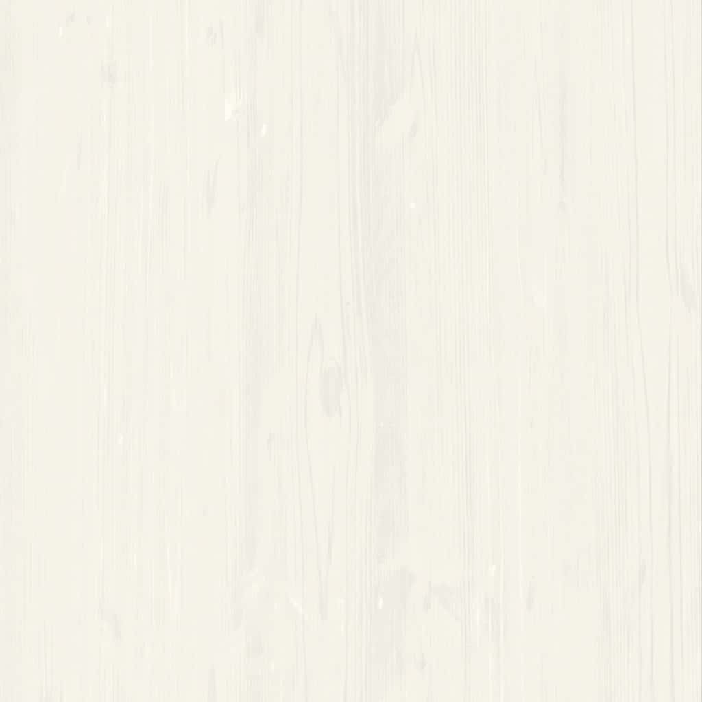 Ντουλάπι με Συρτάρια VIGO Λευκό 78x40x75 εκ. Μασίφ Ξύλο Πεύκου