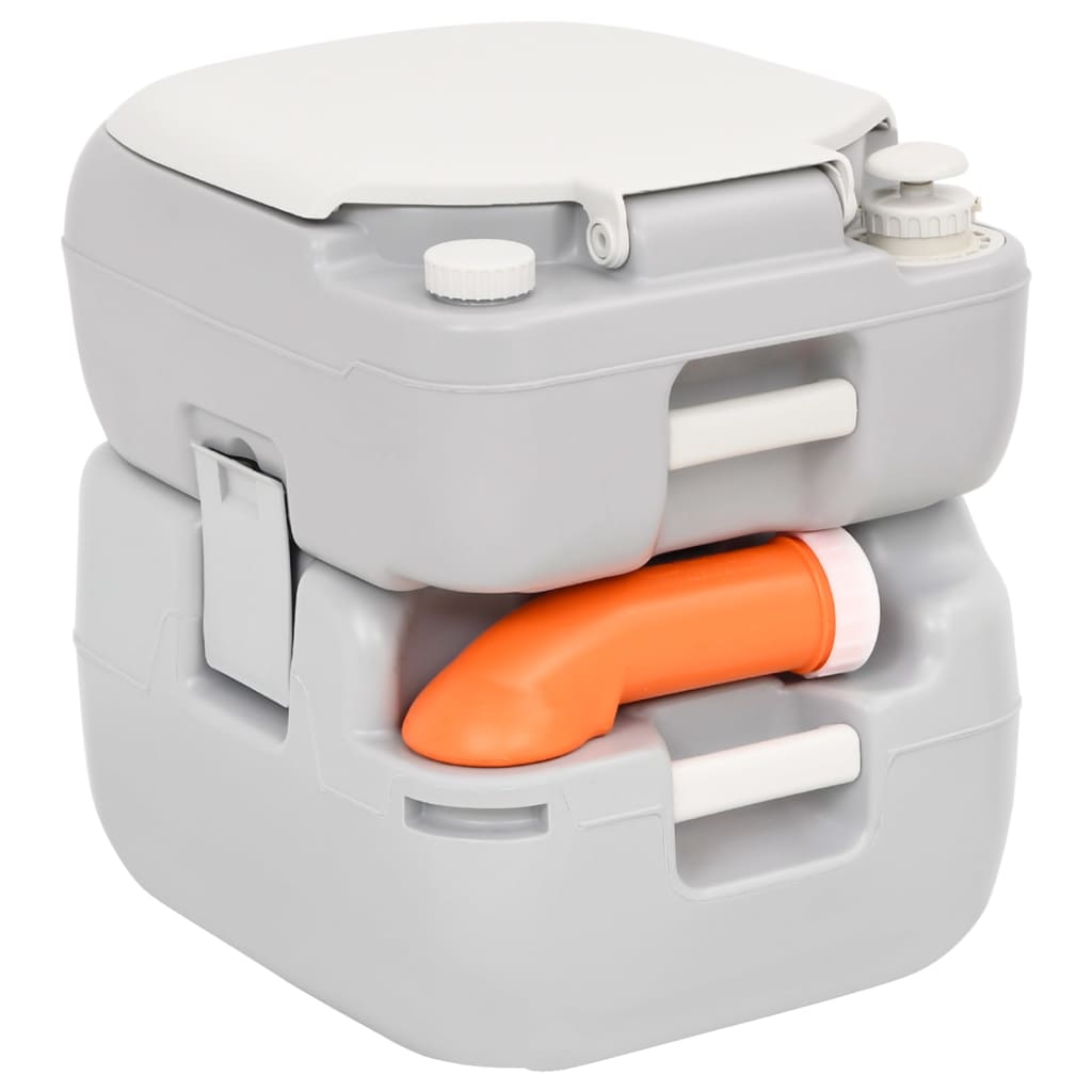 Σετ Φορητή Τουαλέτα Κάμπινγκ και Νιπτήρας