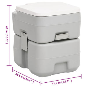 Σετ Φορητή Τουαλέτα Κάμπινγκ και Νιπτήρας