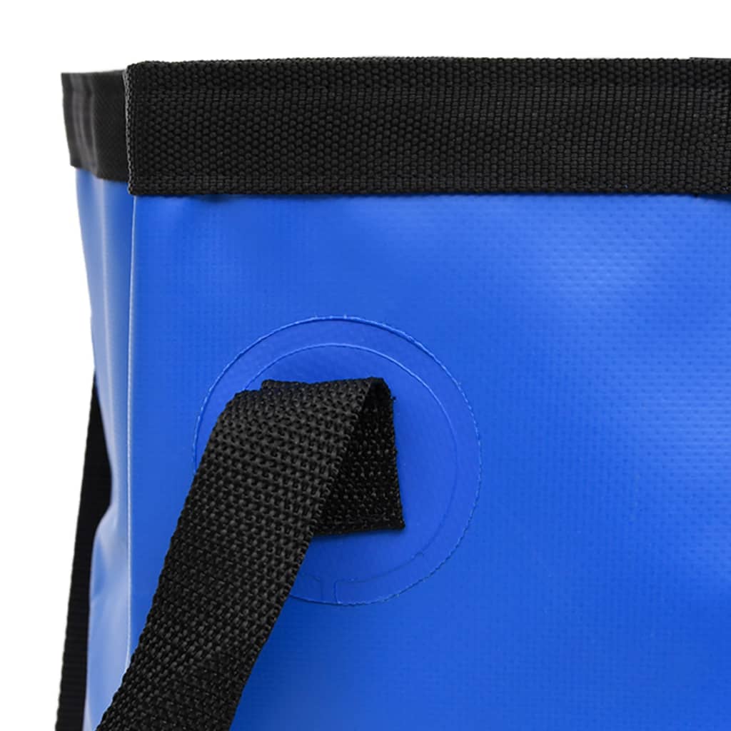 Πτυσσόμενοι Κουβάδες 2 τεμ. Μπλε 20 Λίτρα από PVC