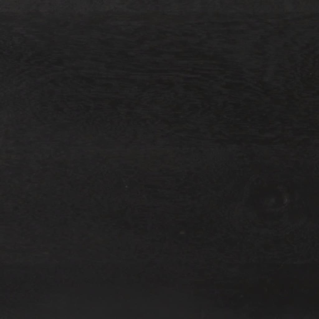 Μπουφές Μαύρος και Χρυσός 110x30x75 εκ. από Μασίφ Ξύλο Μάνγκο - Pakobazaar