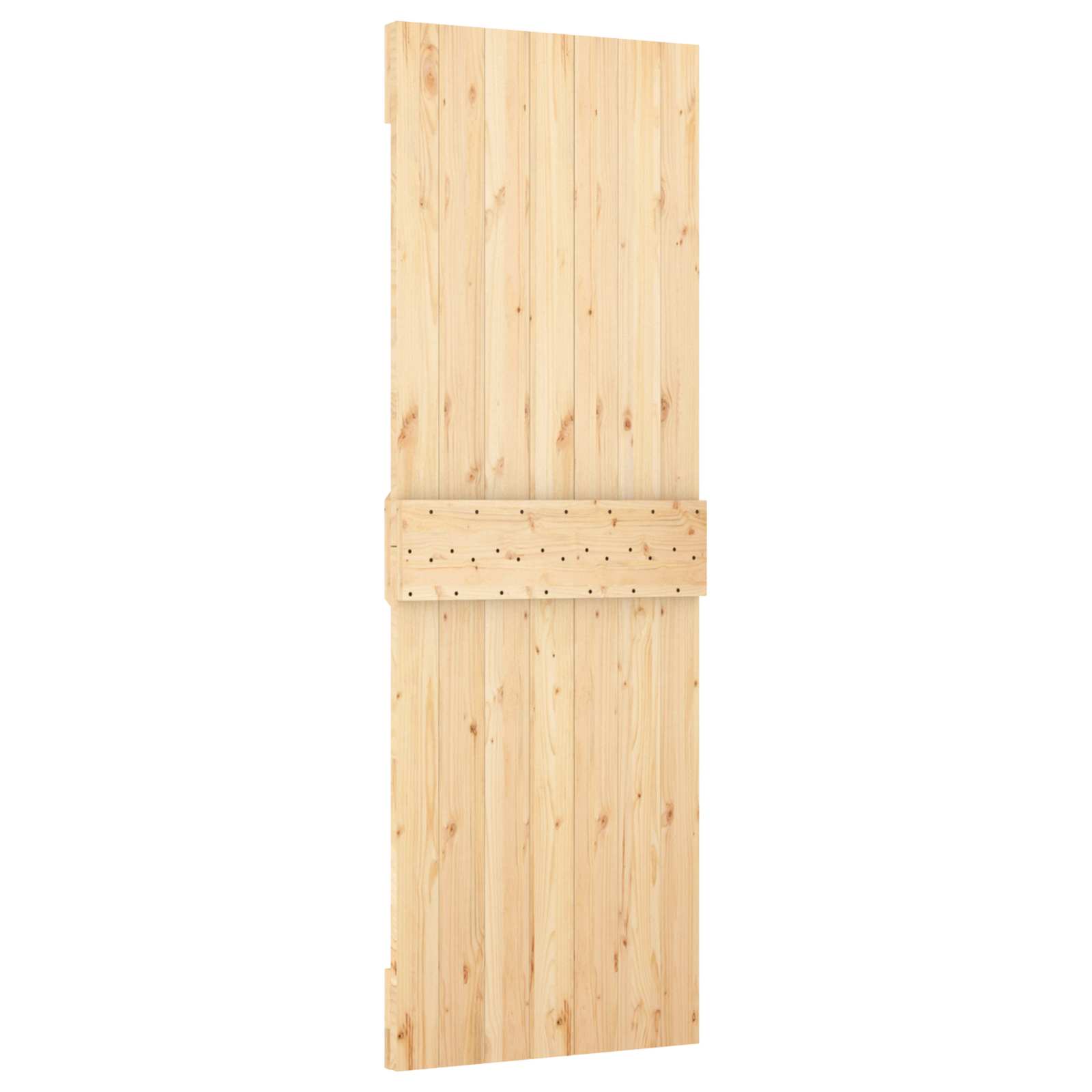 Πόρτα NARVIK Φυσικό 70 x 210 cm Συμπαγές Ξύλο Πεύκου - Pakobazaar