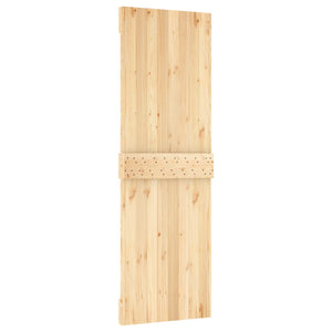 Πόρτα NARVIK Φυσικό 70 x 210 cm Συμπαγές Ξύλο Πεύκου - Pakobazaar