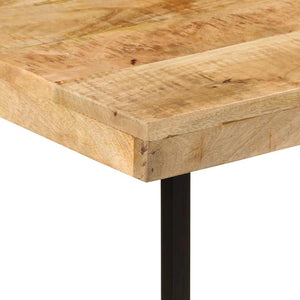 Γραφείο 165x110x77 cm Μασίφ Ξύλο Μάνγκο και Σίδερο