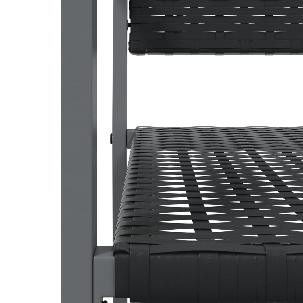 Σετ Τραπεζαρίας Κήπου 9 Τεμαχίων από Συνθετικό Ρατάν / Ατσάλι