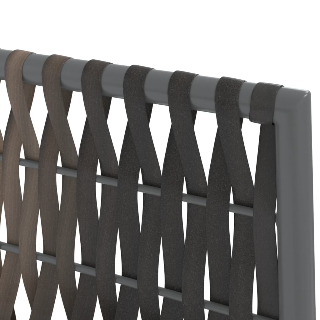 Σετ Τραπεζαρίας Κήπου 3 τεμ. Συνθ. Ρατάν / Ατσάλι με Μαξιλάρια