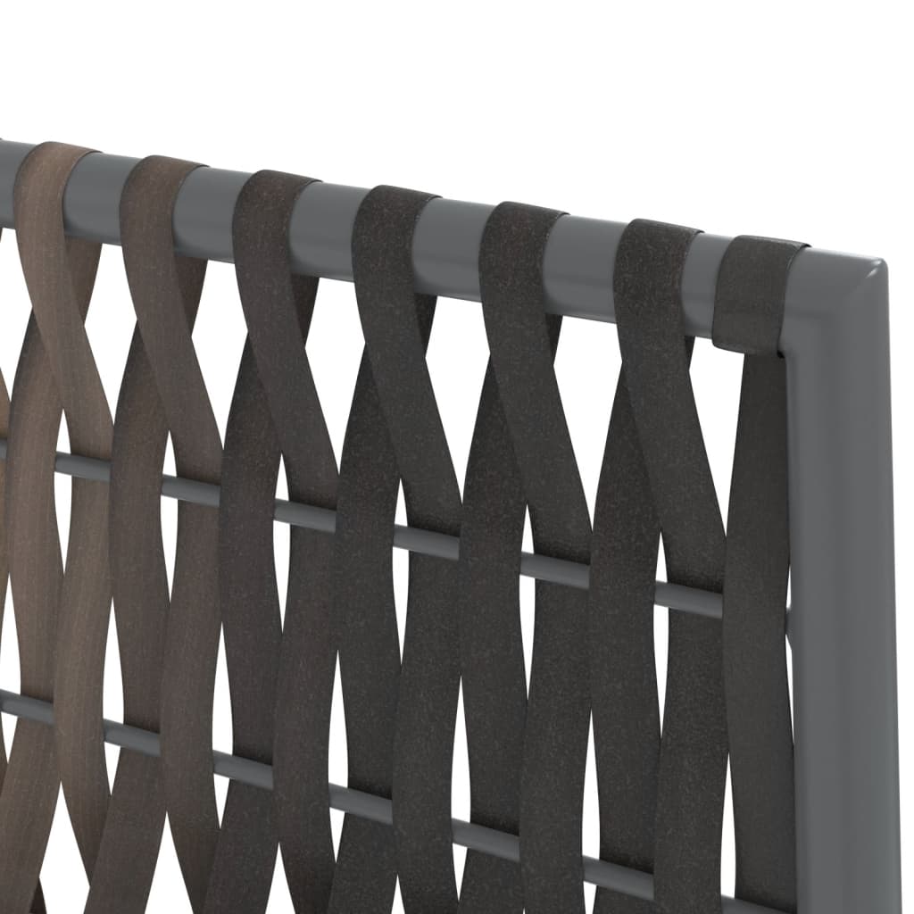 Σετ Τραπεζαρίας Κήπου 5 τεμ. Συνθ. Ρατάν / Ατσάλι με Μαξιλάρια