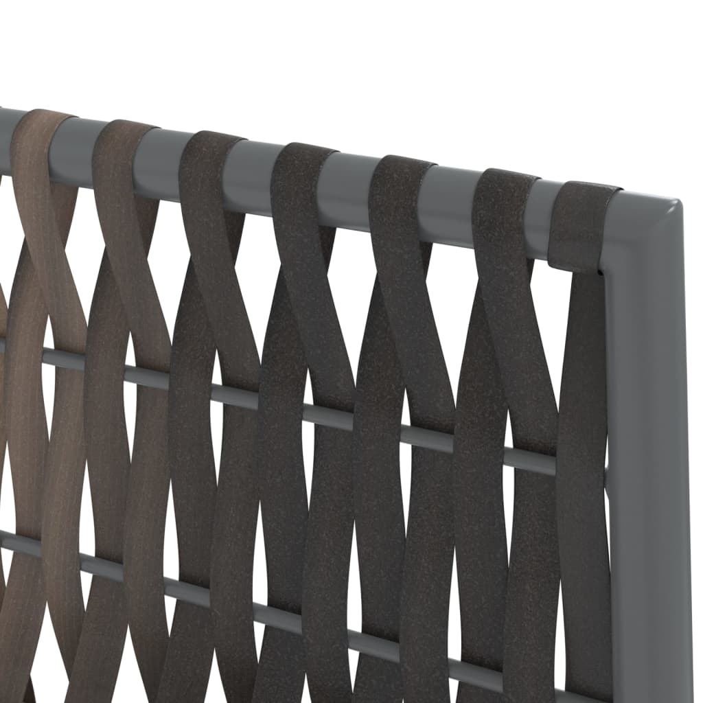 Σετ Τραπεζαρίας Κήπου 9 τεμ. Συνθ. Ρατάν / Ατσάλι με Μαξιλάρια