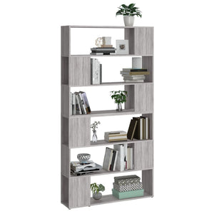 Βιβλιοθήκη/Διαχωριστικό Χώρου Γκρι Sonoma 100 x 24 x 188 εκ.