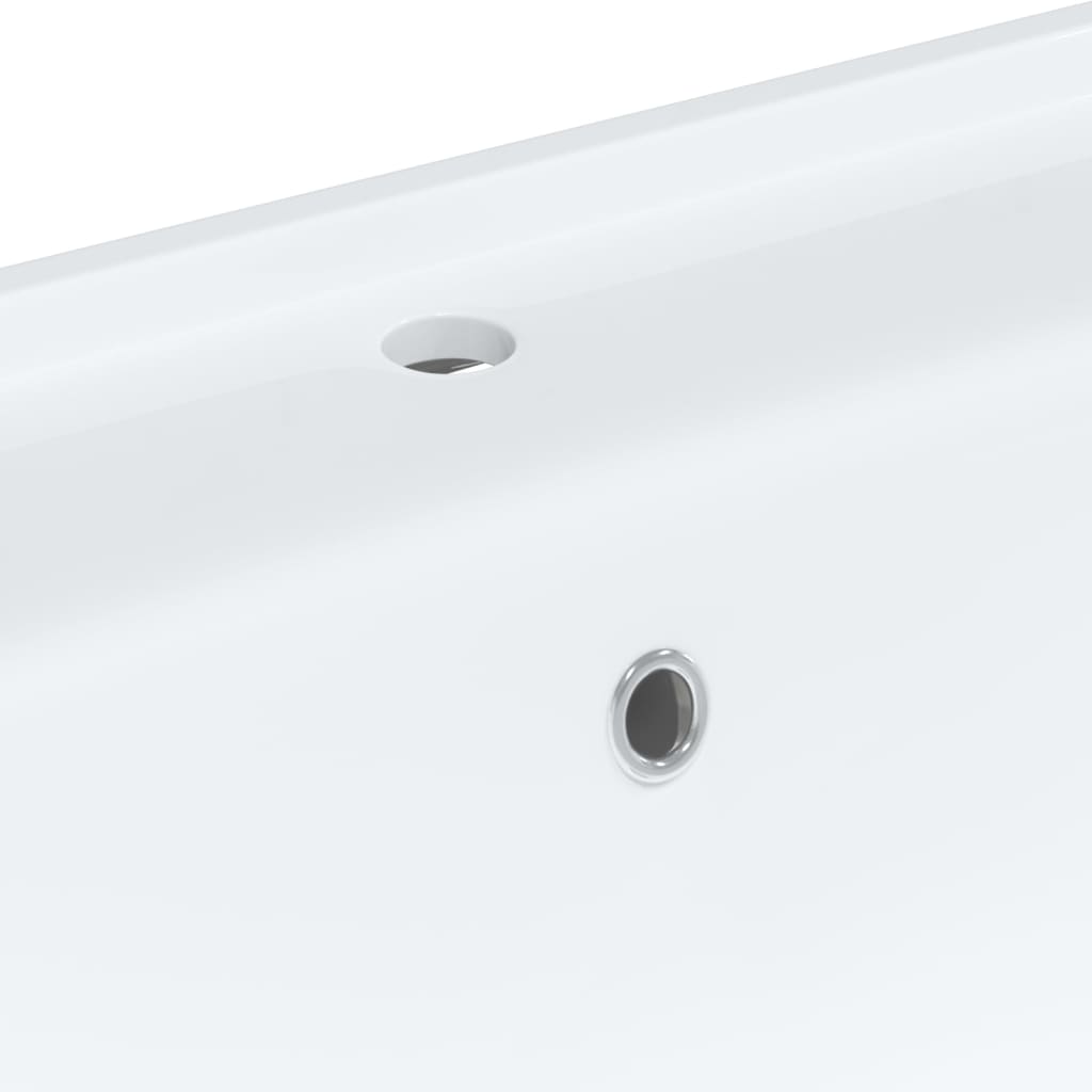 Νιπτήρας Μπάνιου Ορθογώνιος Λευκός 61 x 48 x 19,5 εκ. Κεραμικός - PAKOBAZAAR