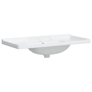 Νιπτήρας Μπάνιου Ορθογώνιος Λευκός 71 x 48 x 19,5 εκ. Κεραμικός
