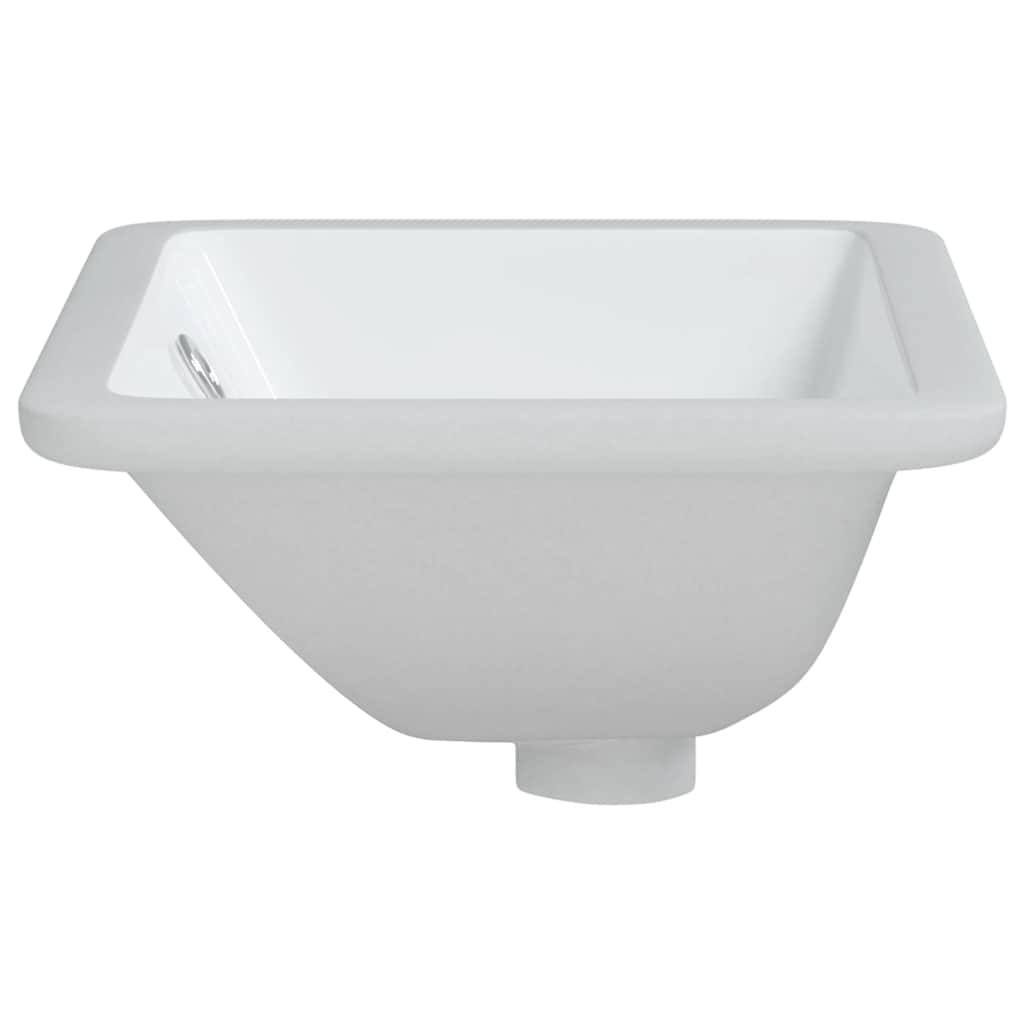 Νιπτήρας Μπάνιου Ορθογώνιος Λευκός 41,5x26x18,5 εκ. Κεραμικός