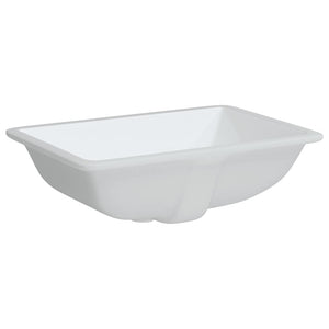 Νιπτήρας Μπάνιου Ορθογώνιος Λευκός 52x38,5x19,5 εκ. Κεραμικός