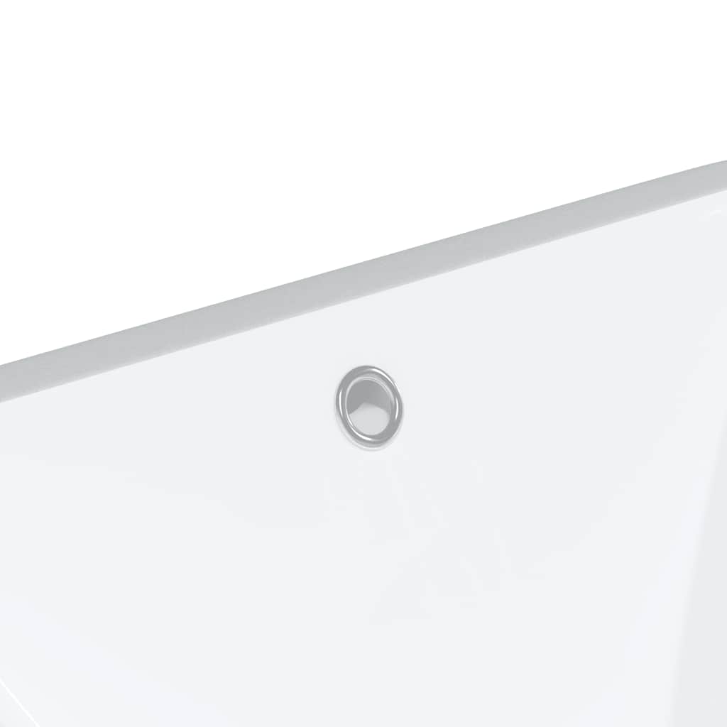 Νιπτήρας Μπάνιου Ορθογώνιος Λευκός 52x38,5x19,5 εκ. Κεραμικός