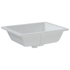Νιπτήρας Μπάνιου Ορθογώνιος Λευκός 50x40,5x18,5 εκ. Κεραμικός