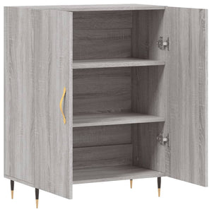 Ντουλάπι Γκρι Sonoma 69,5 x 34 x 90 εκ. από Επεξεργασμένο Ξύλο