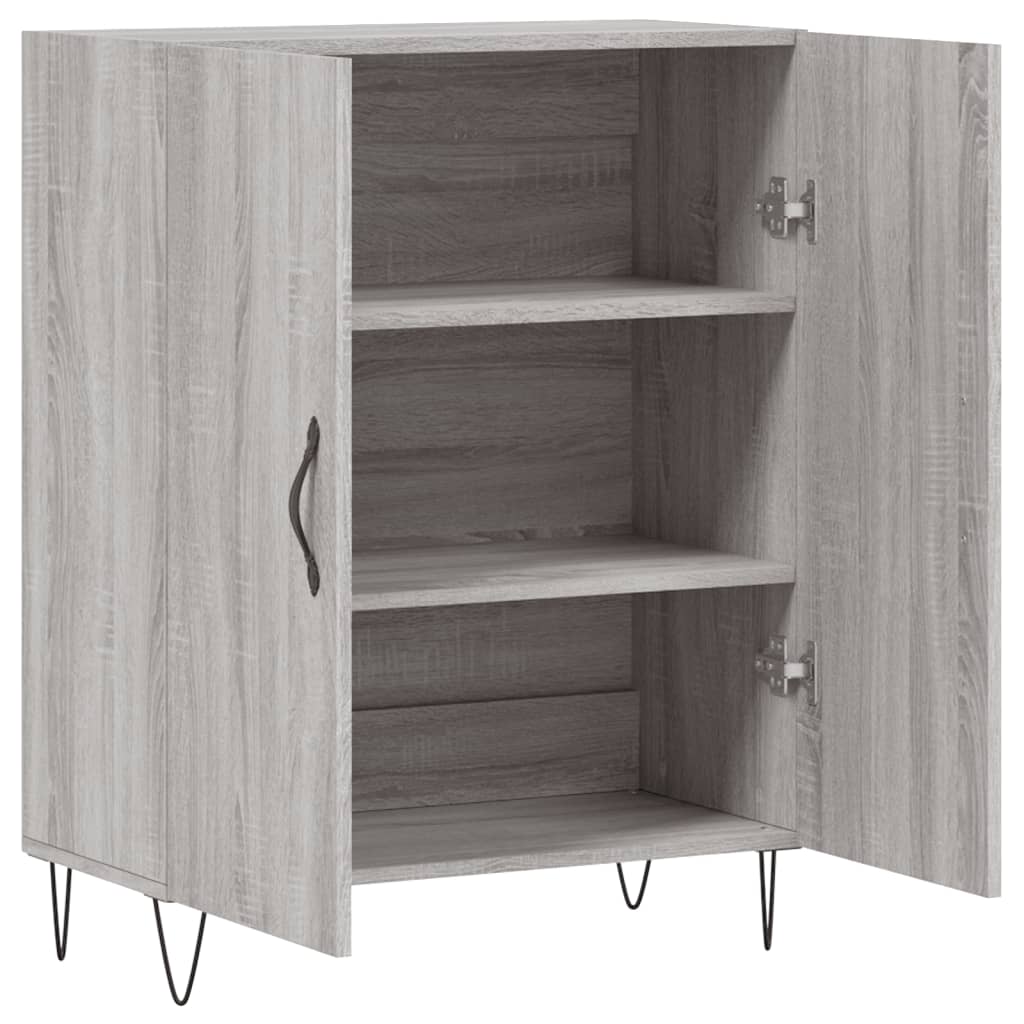 Ντουλάπι Γκρι Sonoma 69,5 x 34 x 90 εκ. από Επεξεργασμένο Ξύλο - Pakobazaar